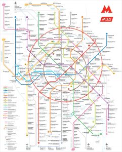 Карта загруженности метро москвы